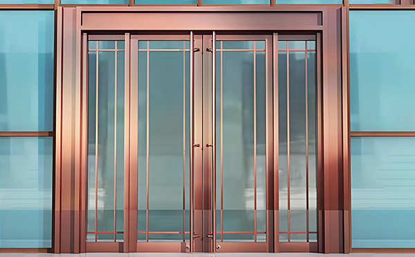 临潼玻璃地弹门