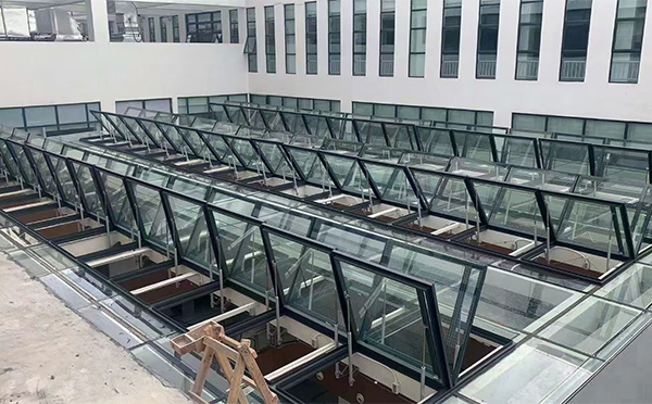 百安科技有限公司近期临潼排烟窗项目案例分享