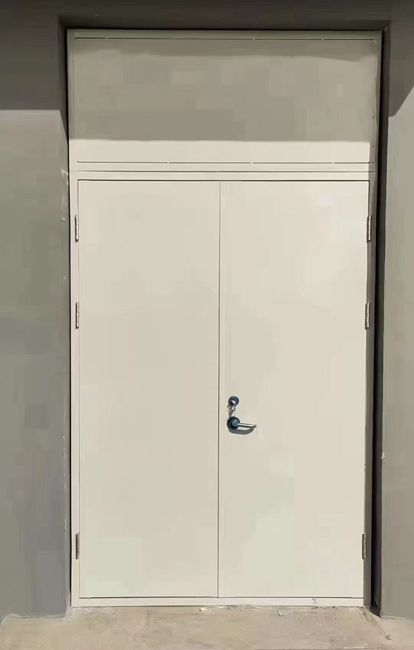 展览馆项目完成大跨度临潼防火门安装